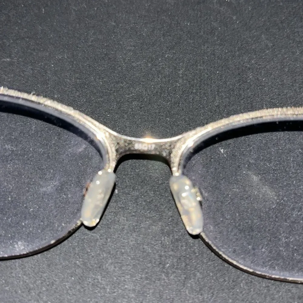 Kay Unger Prescribed Prescription Glasses Gold & Black Metallic Shimmer Glasses